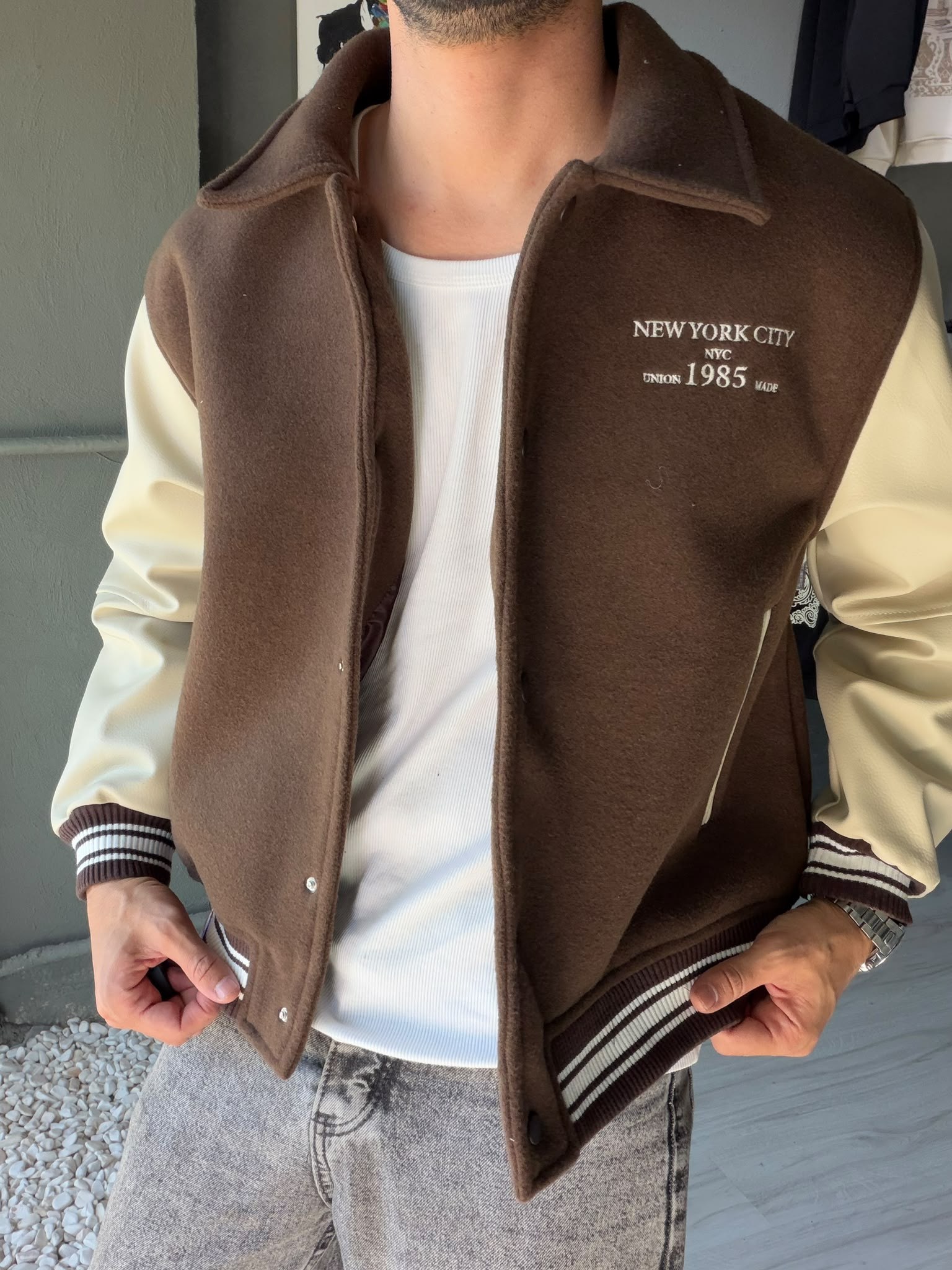 American Cycling Oversize College Ceket
