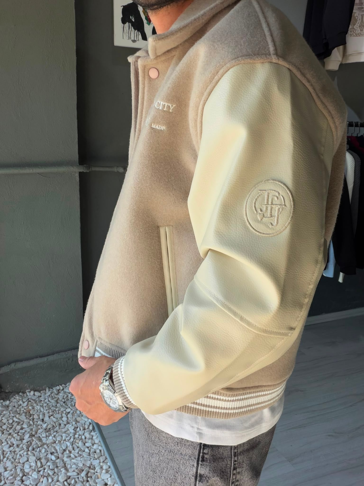 American Cycling Oversize College Ceket