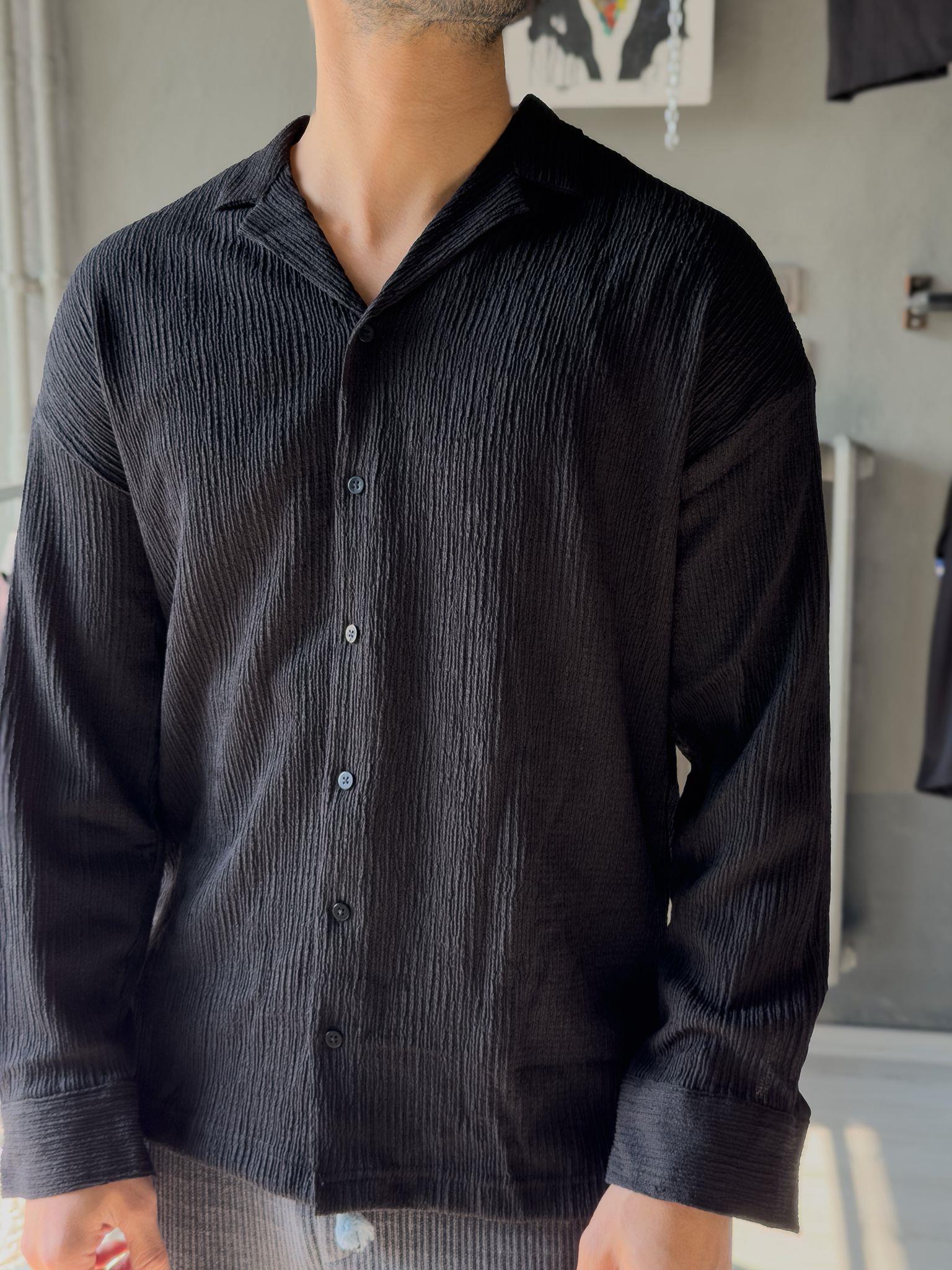 apaç yaka oversize gömlek