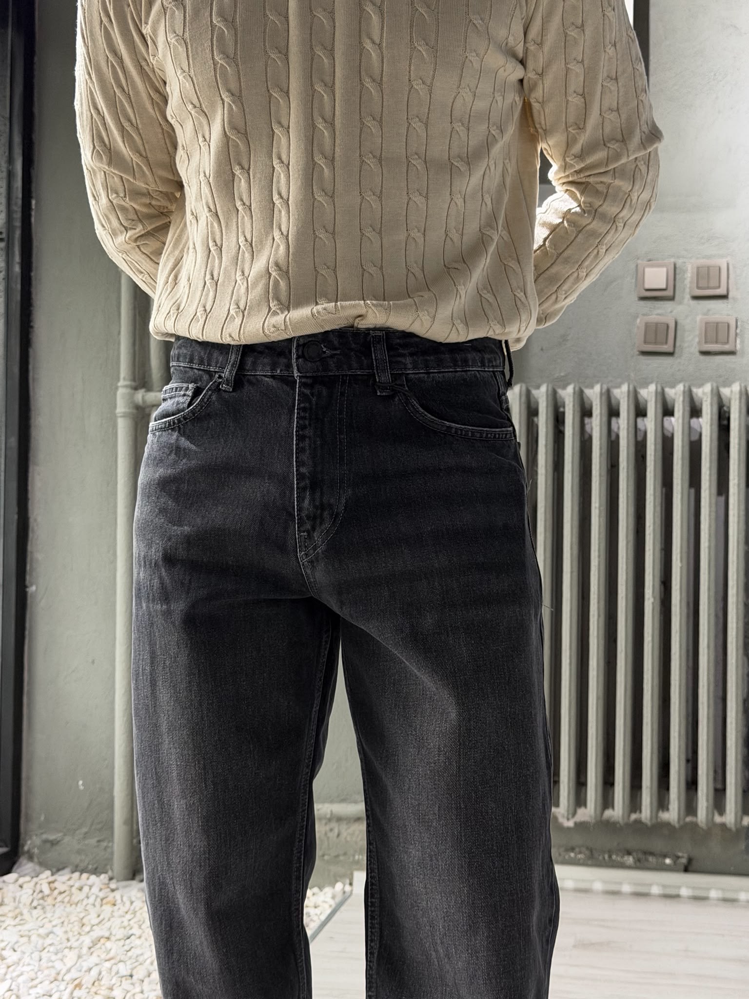 Baggy Fit Kot Pantolon