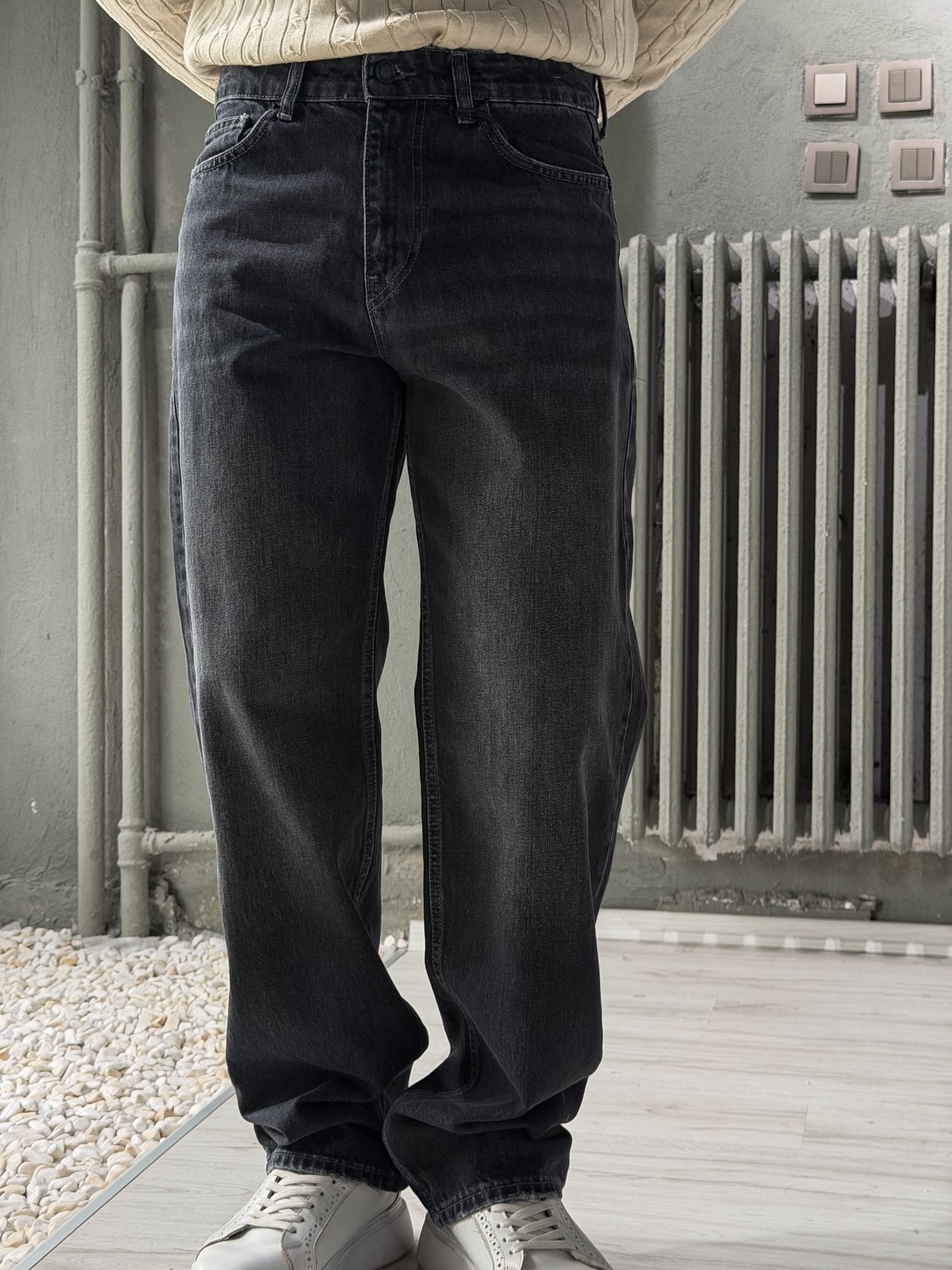 Baggy Fit Kot Pantolon