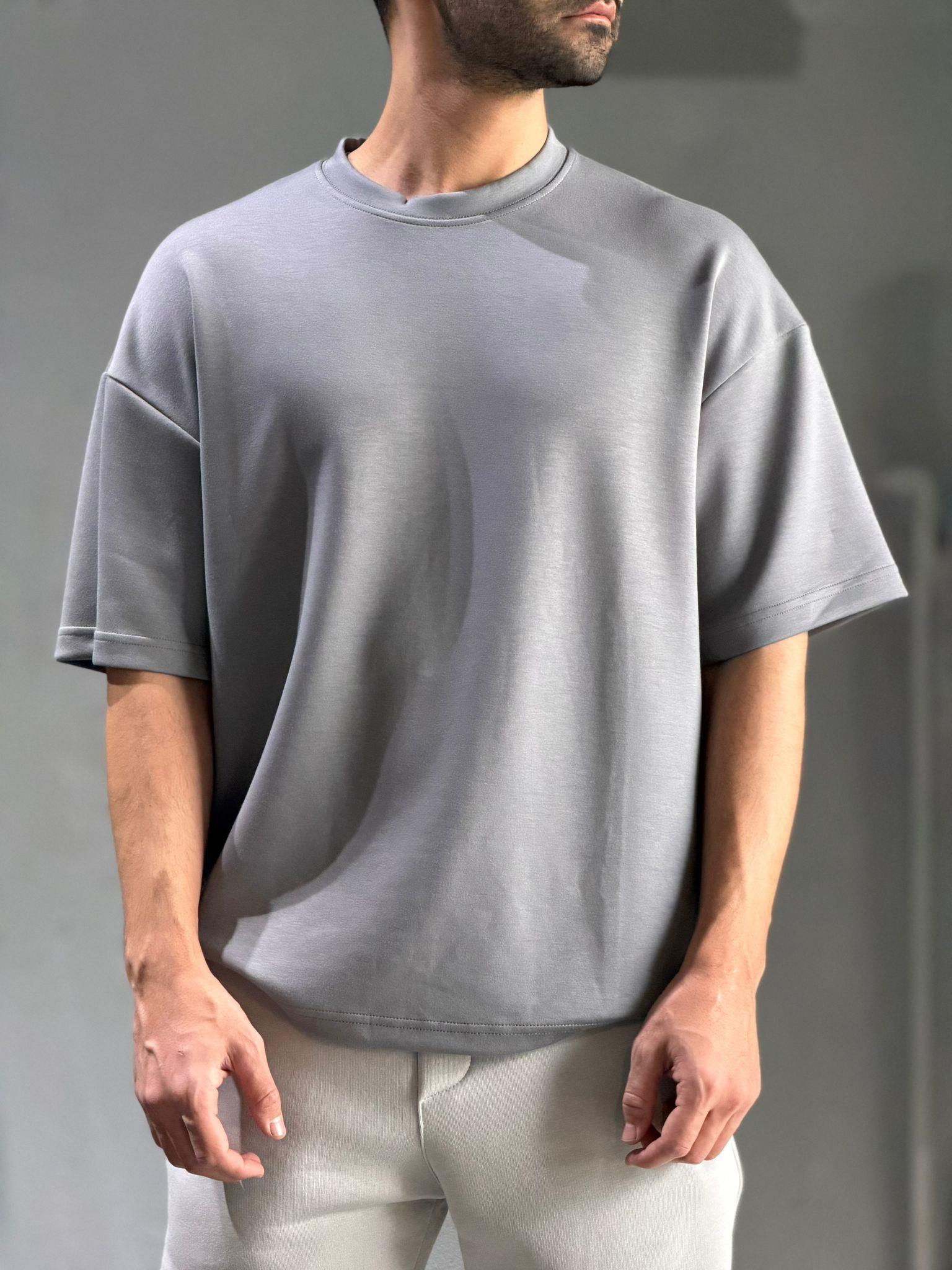 Oversize Düz T-shirt