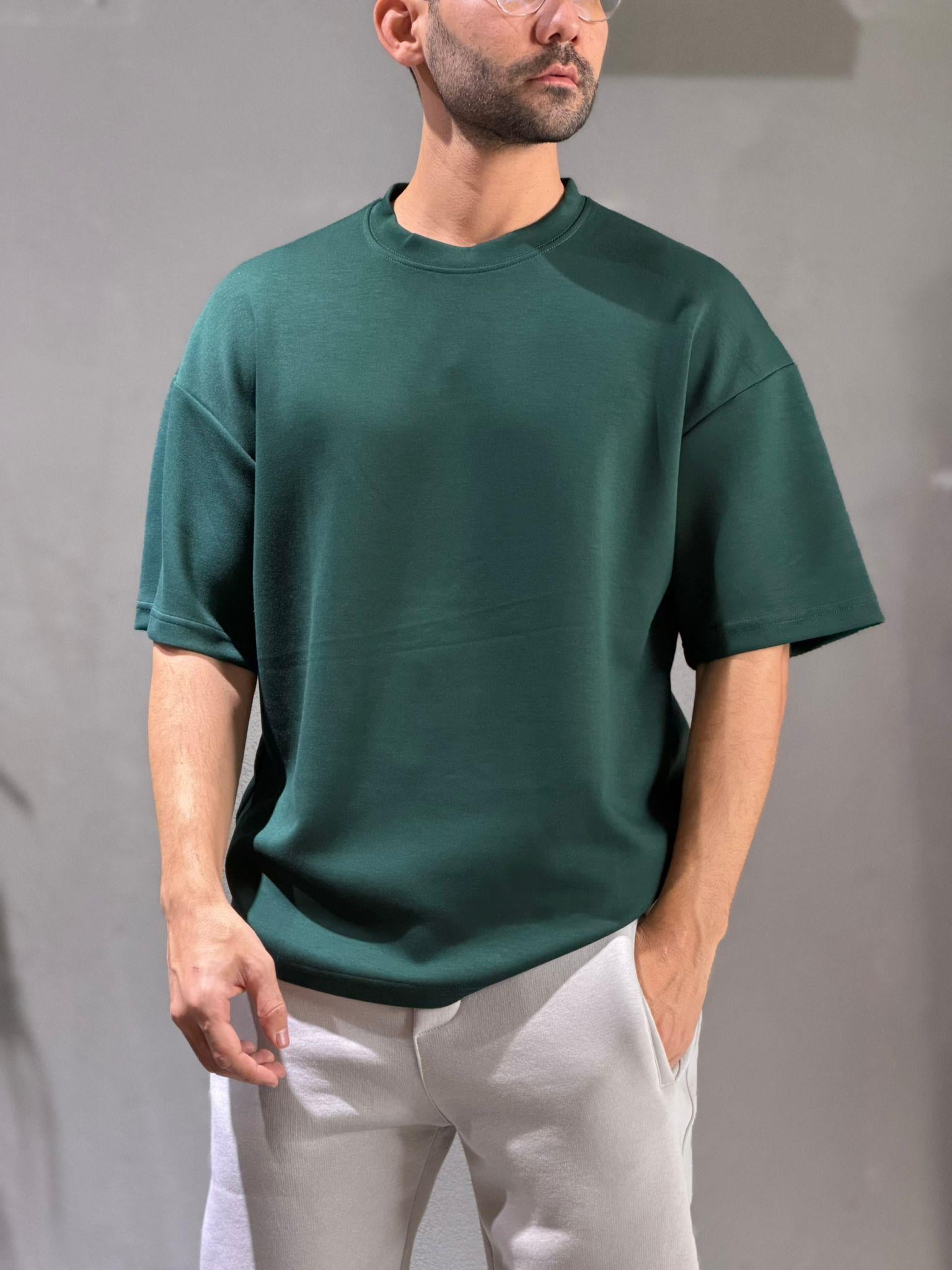 Oversize Düz T-shirt