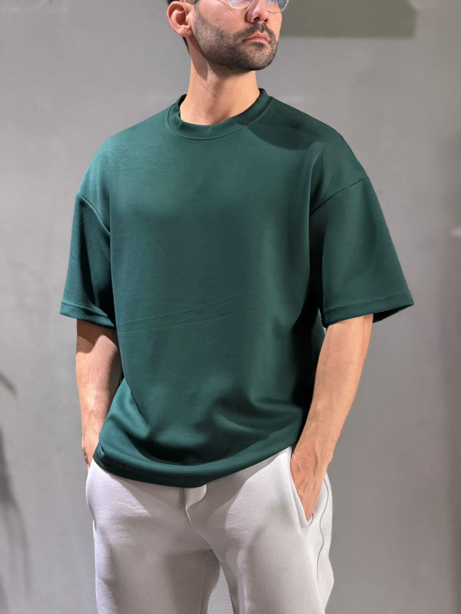 Oversize Düz T-shirt