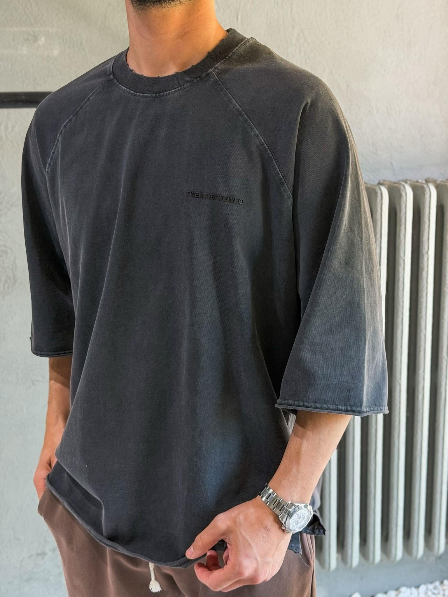 Oversize fakir kol yıkamalı t shirt2