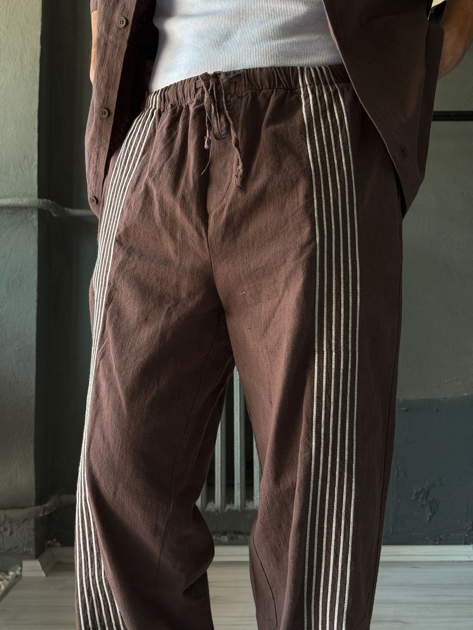 Oversize Gömlekli Alt-üst Takım