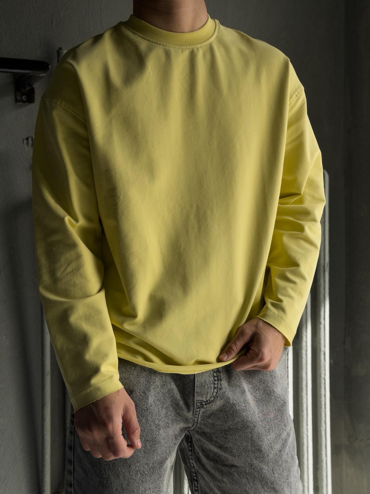 oversize iki iplik uzun kol 