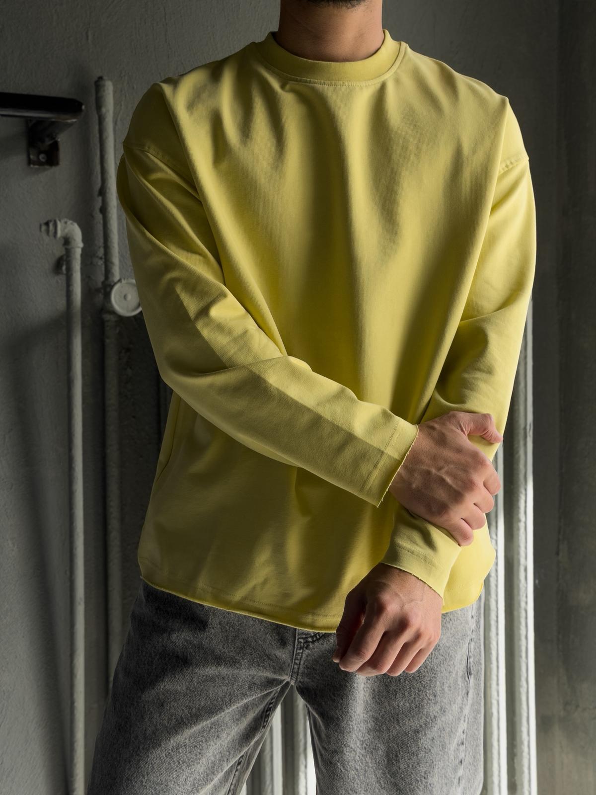 oversize iki iplik uzun kol 