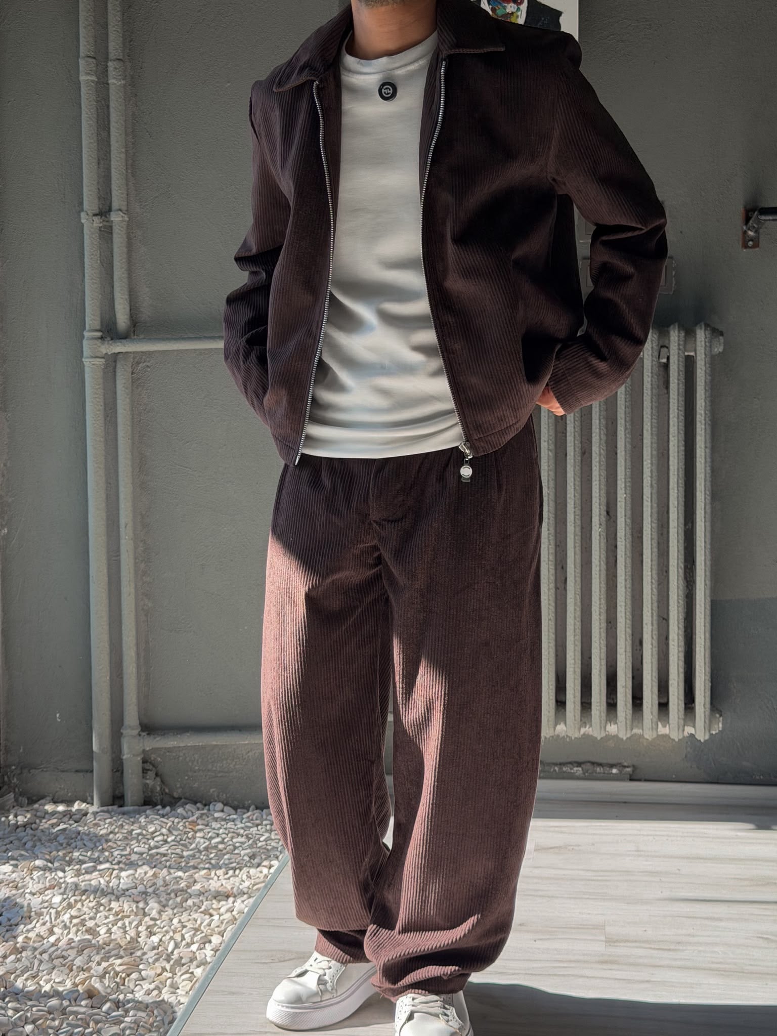 Oversize Kadife Kumaş Astarlı Alt-Üst Takım