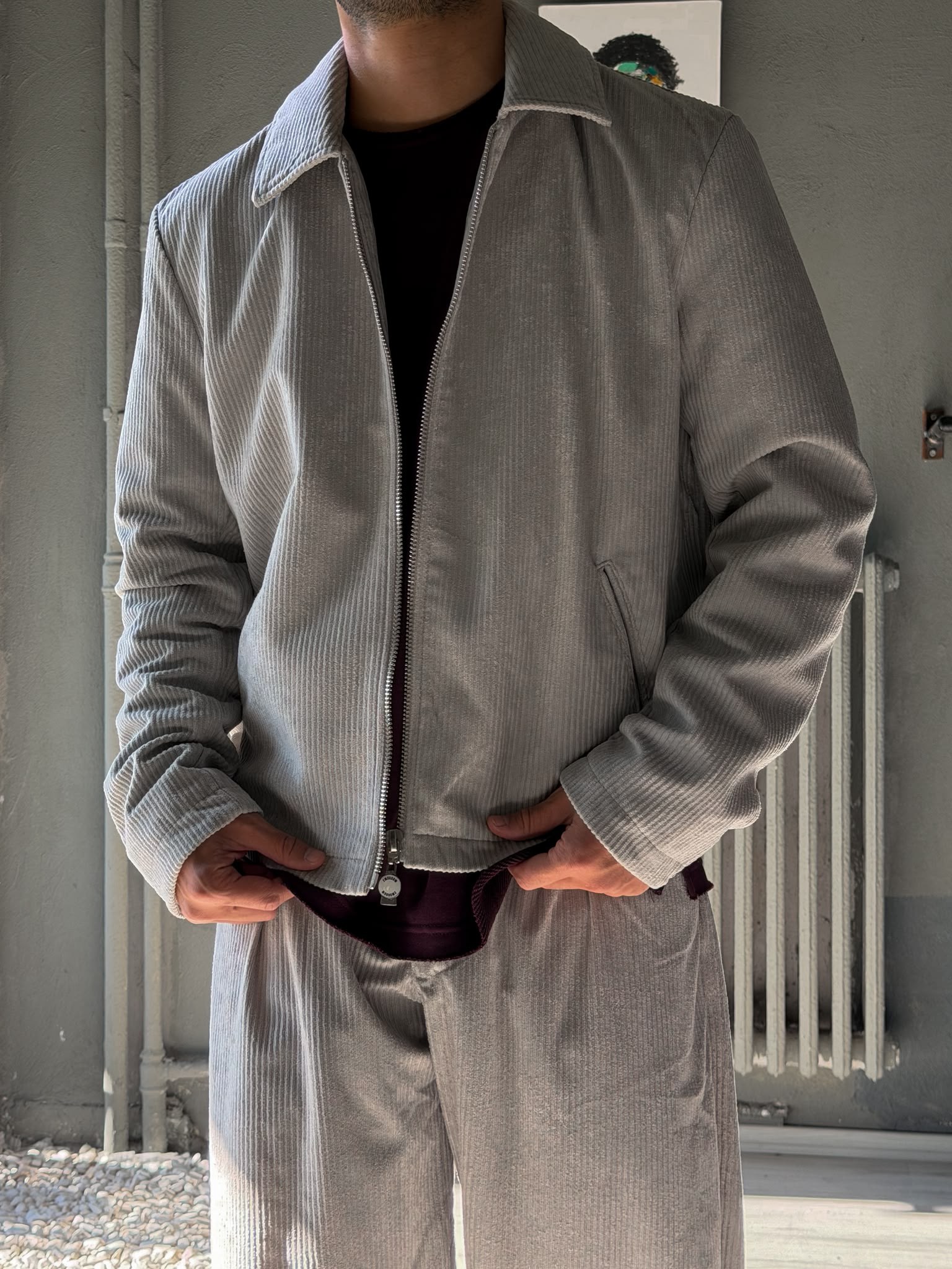 Oversize Kadife Kumaş Astarlı Alt-Üst Takım