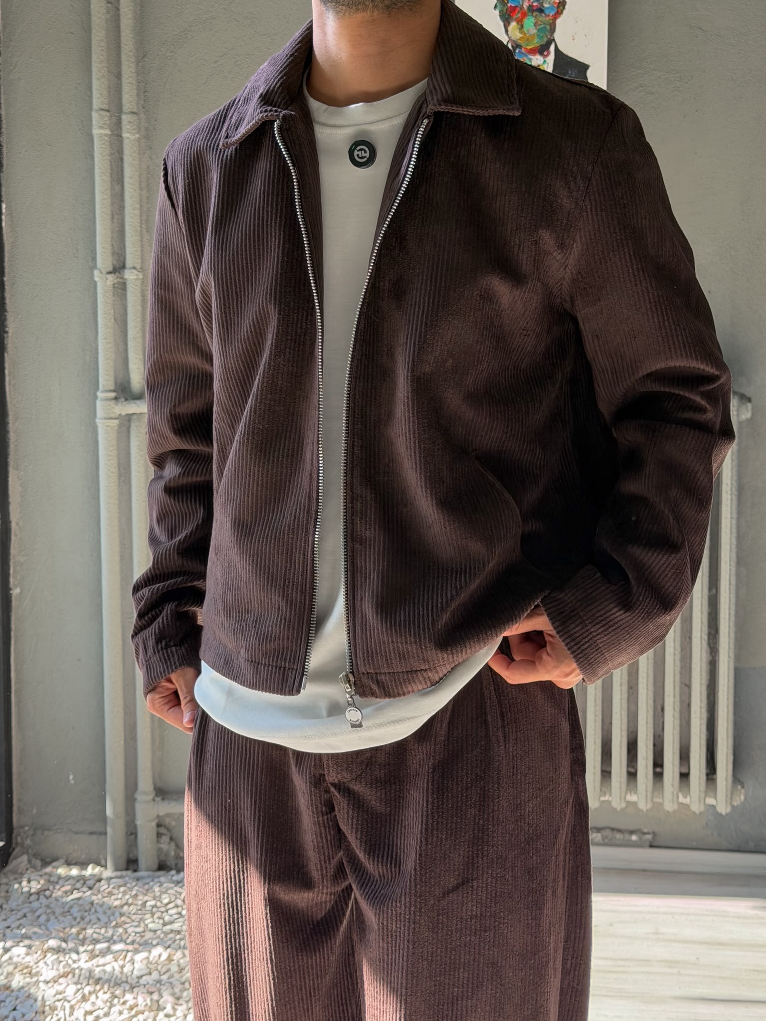 Oversize Kadife Kumaş Astarlı Alt-Üst Takım