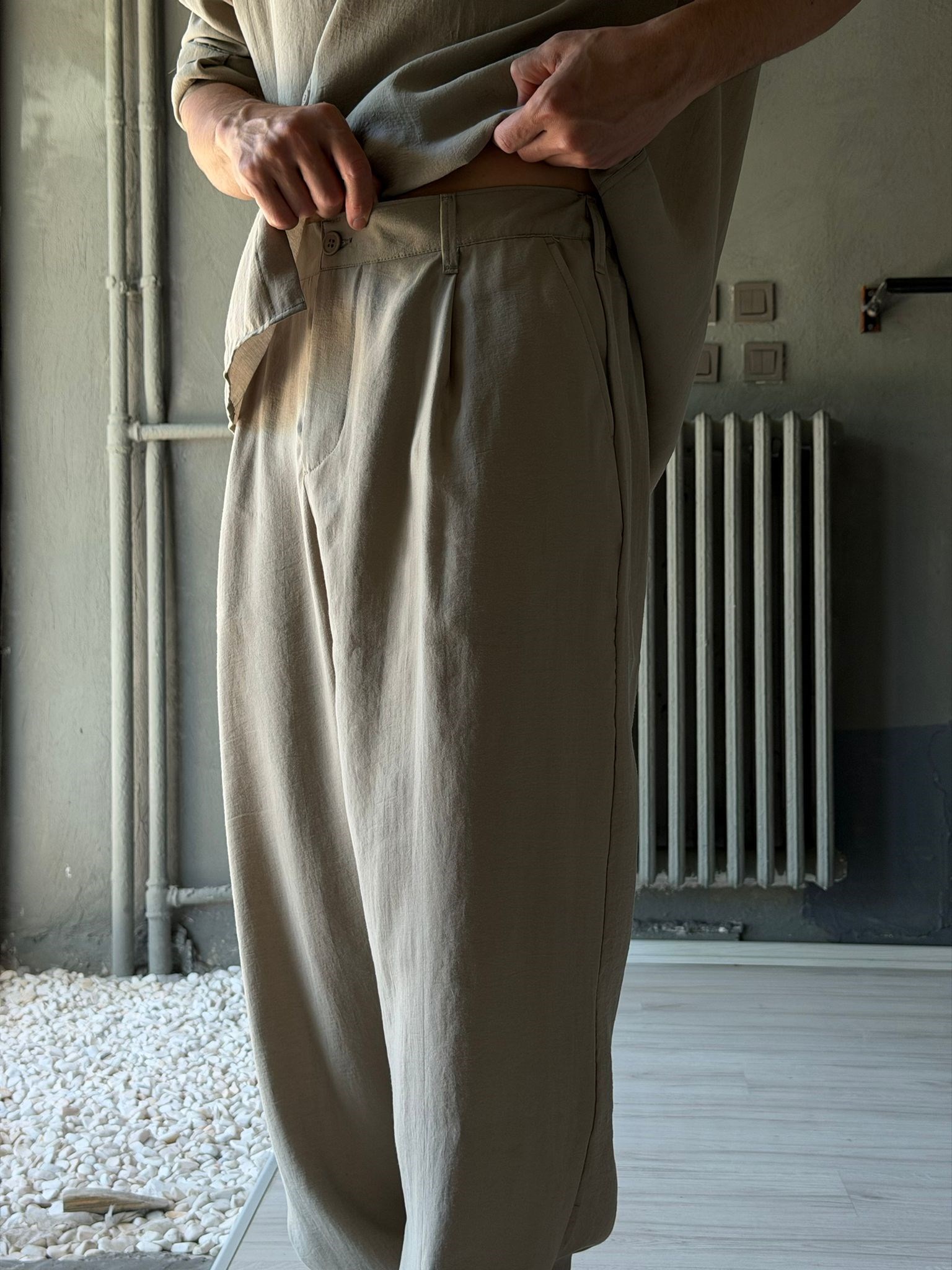 Oversize Modal Kumaş Alt-üst Takım