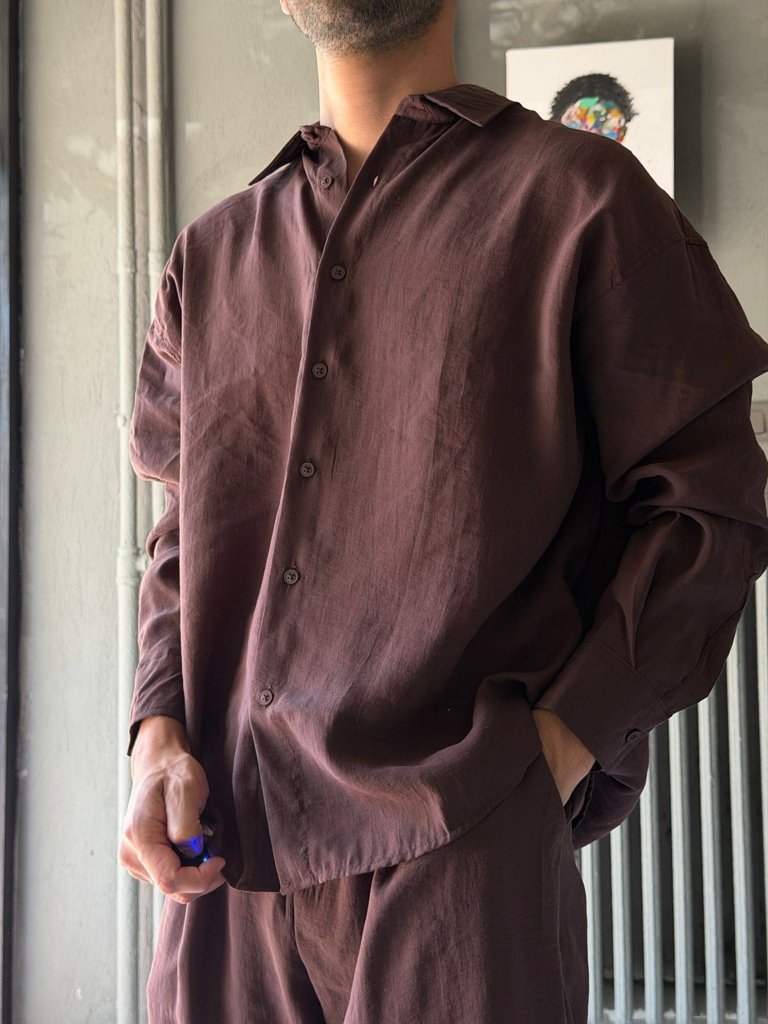 Oversize Modal Kumaş Alt-üst Takım