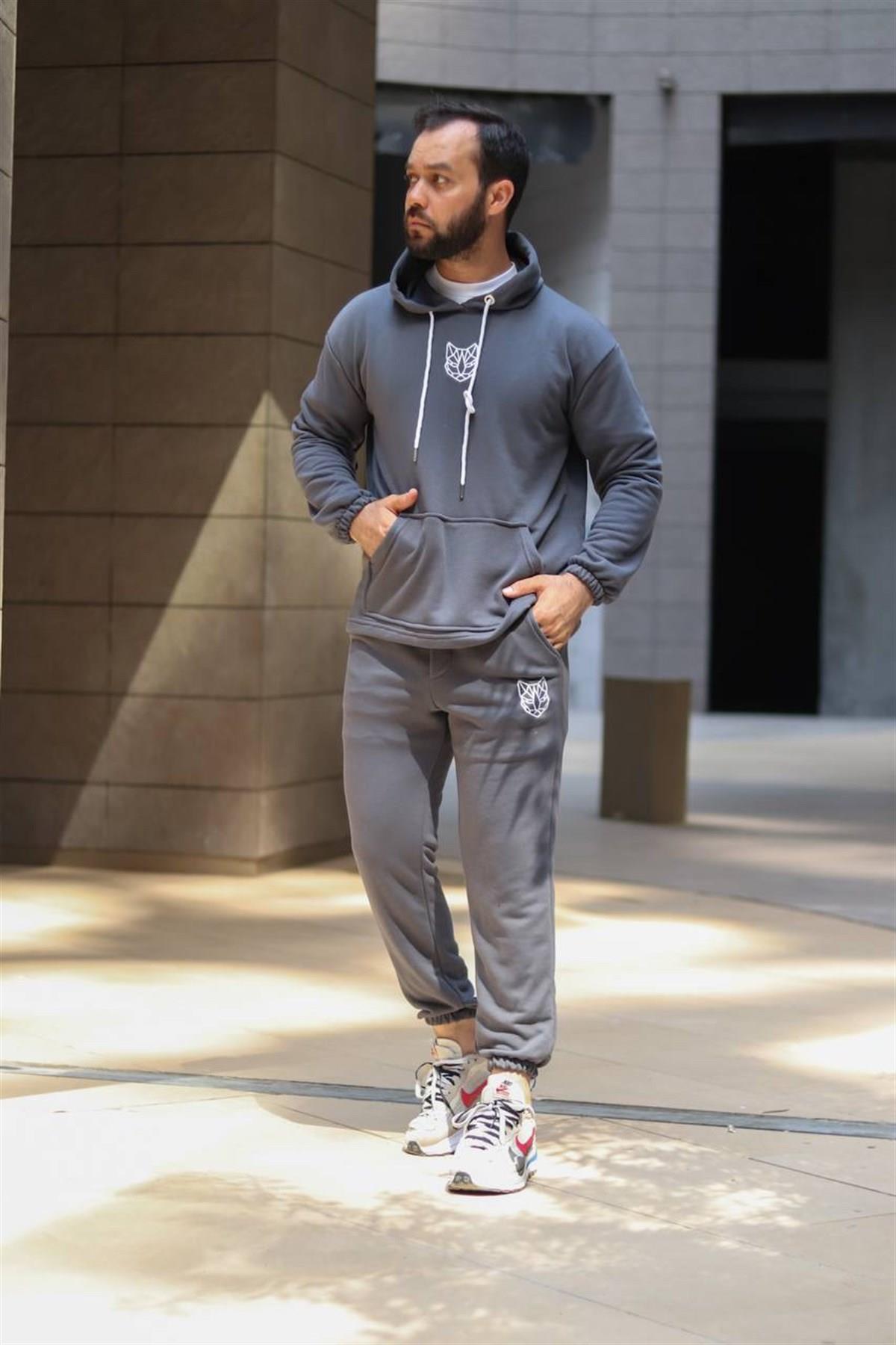 Oversize şardonsuz ikili takım