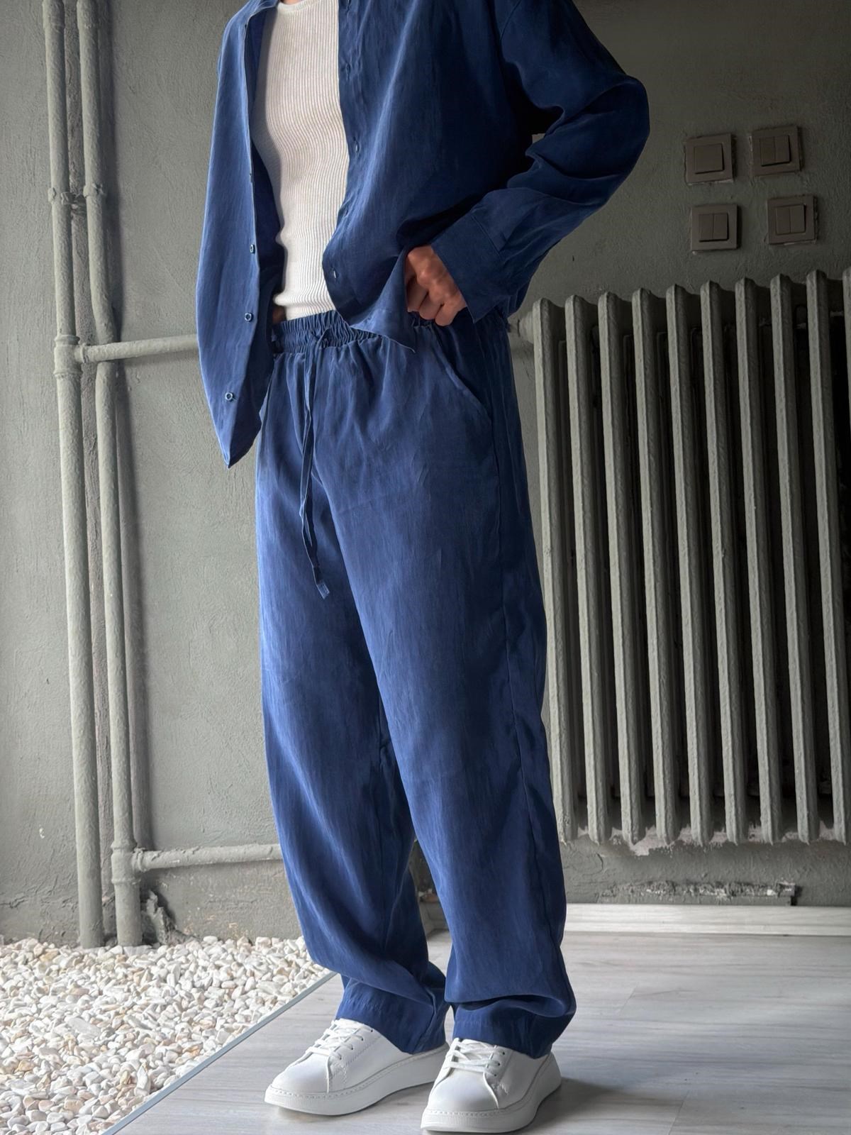 Oversize Tensel Kumaş Alt-üst Takım