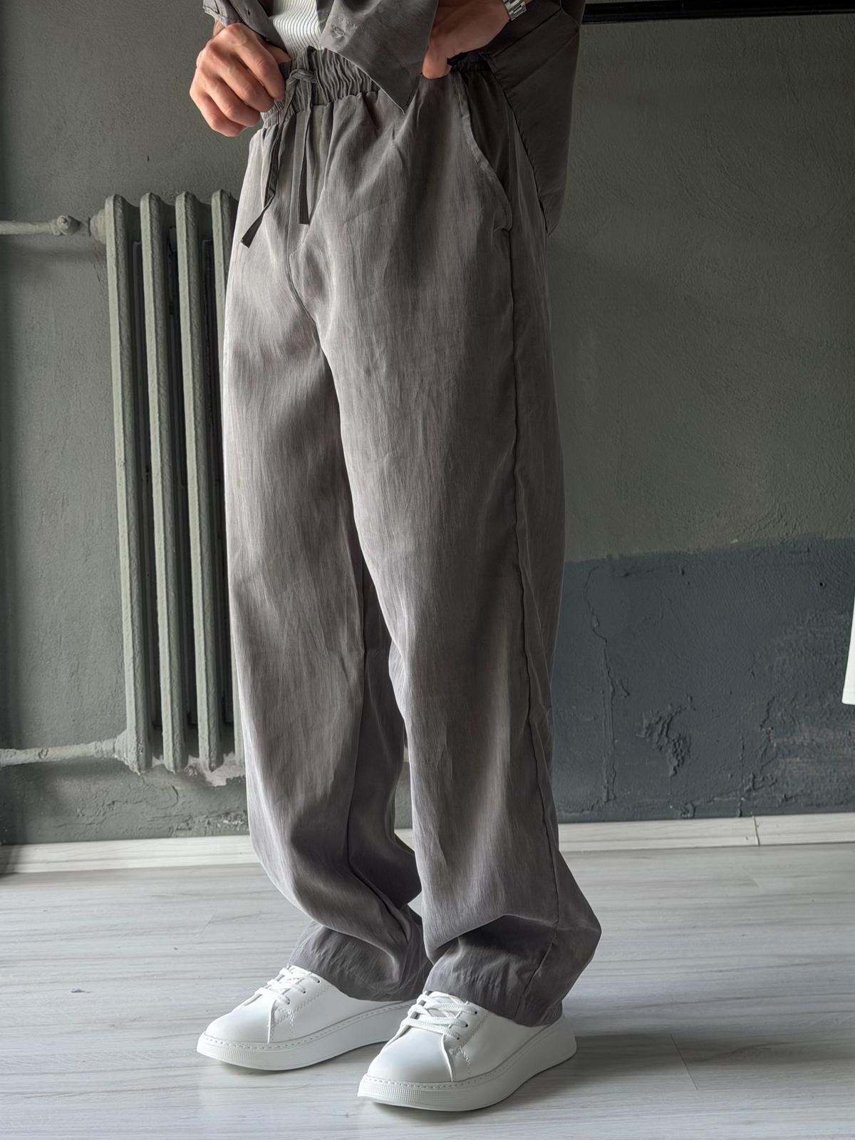 Oversize Tensel Kumaş Alt-üst Takım