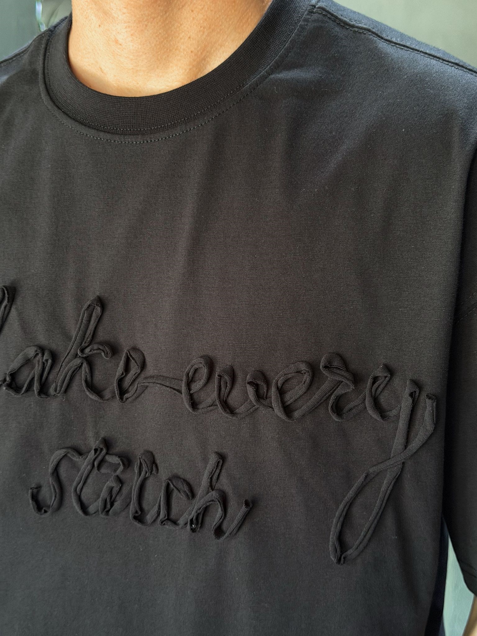 Oversize Yazılı T-shirt