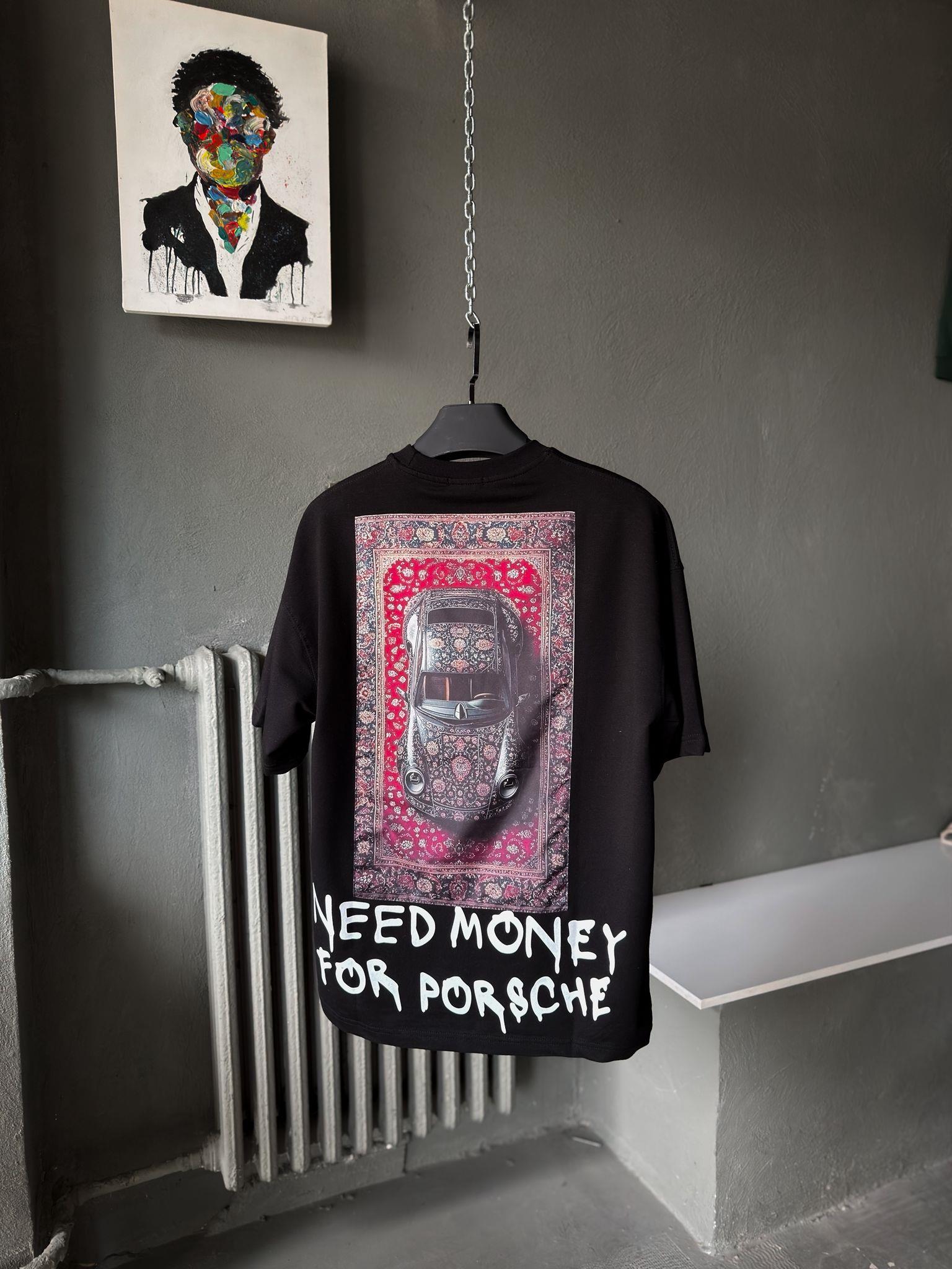 Overszie Baskılı Patch Printing T-shirt