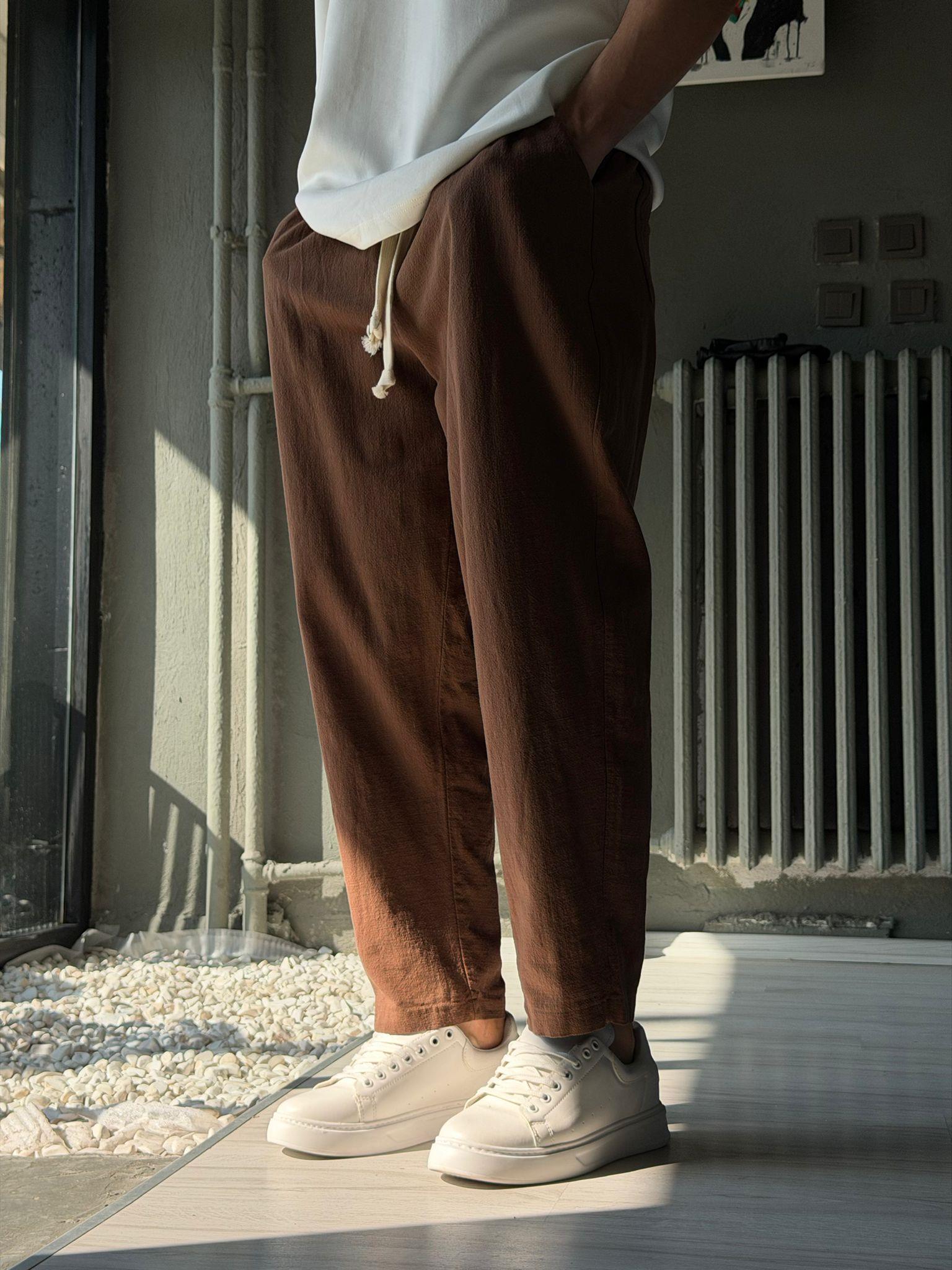 salaş keten pantalon