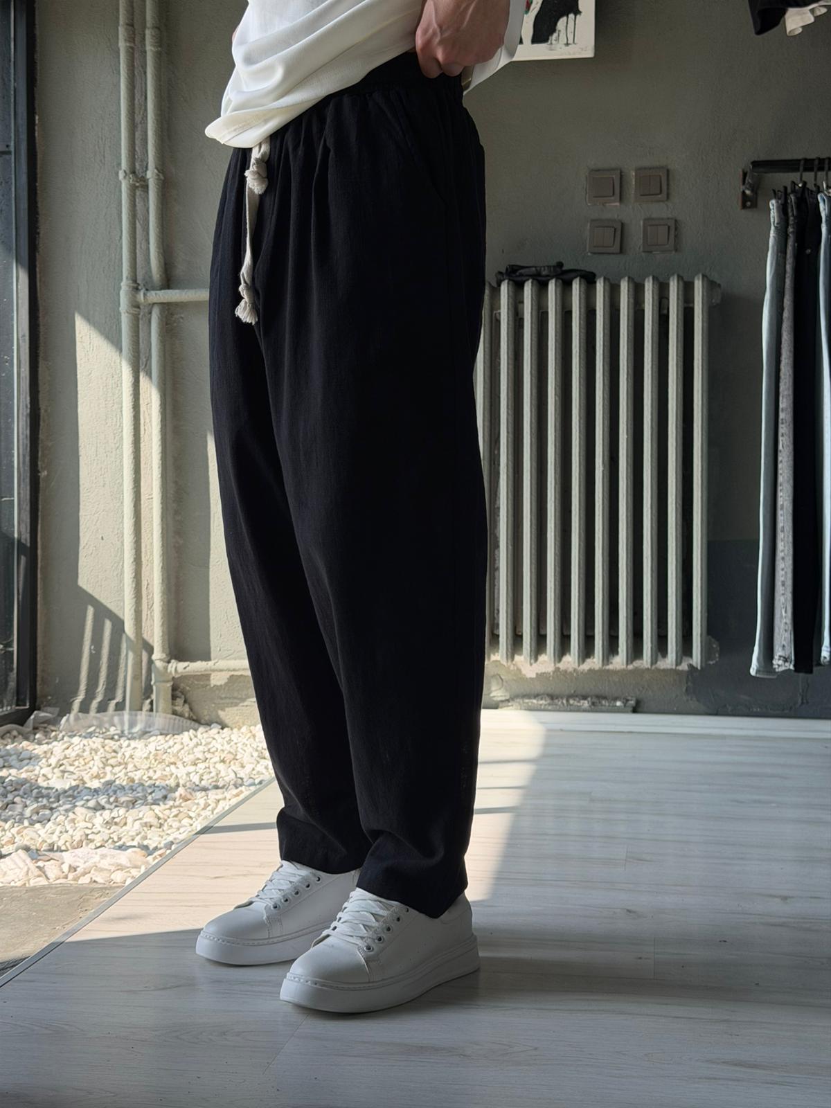 salaş keten pantalon