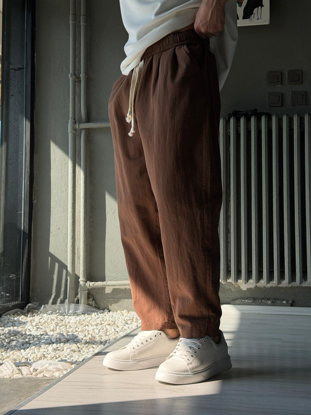 salaş keten pantalon