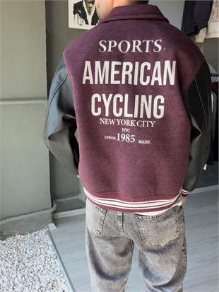 American Cycling Oversize College Ceket