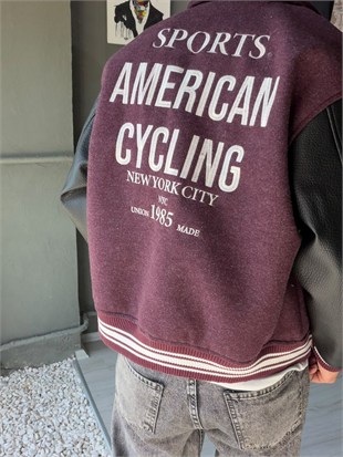 American Cycling Oversize College Ceket