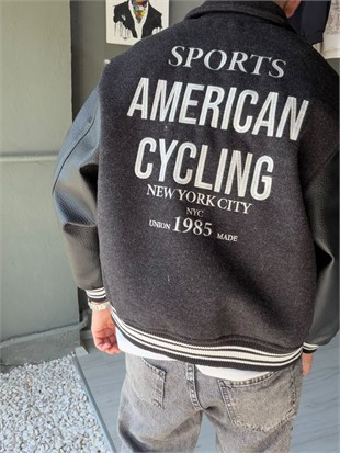 American Cycling Oversize College Ceket