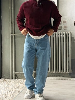 Baggy Fit Kot Pantolon