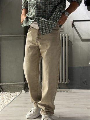 Baggy Fit Kot Pantolon