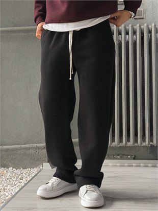 Baggy Kalıp Şardonlu Pantolon