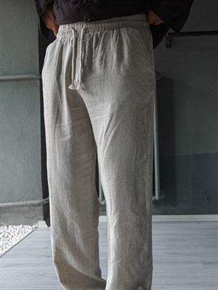 Keten Pamuklu Pantolon