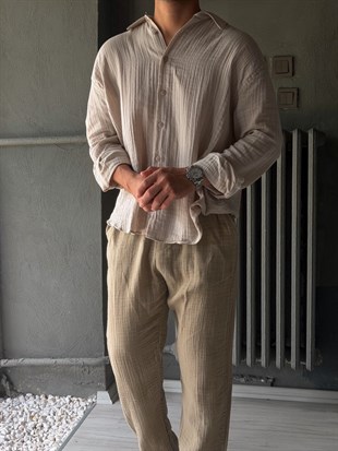 Müslim Kumaş Baggy Pantolon