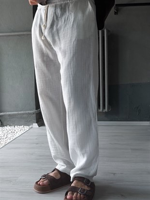 Müslim Kumaş Baggy Pantolon