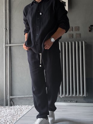 Müslim Kumaş Baggy Pantolon