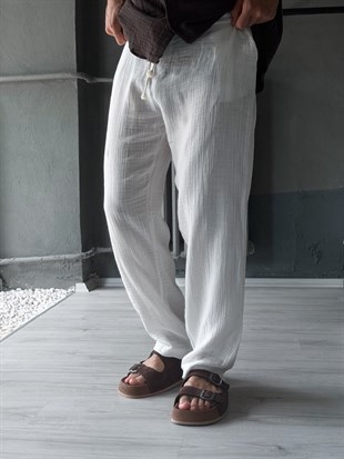 Müslim Kumaş Baggy Pantolon