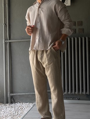 Müslim Kumaş Baggy Pantolon