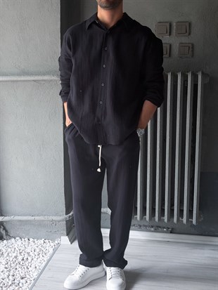 Müslim Kumaş Baggy Pantolon