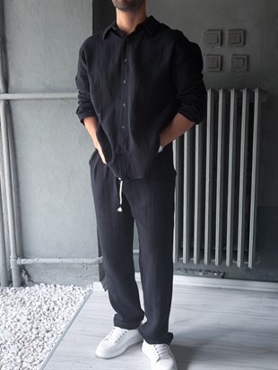 Muslim Kumaş Oversize Gömlek