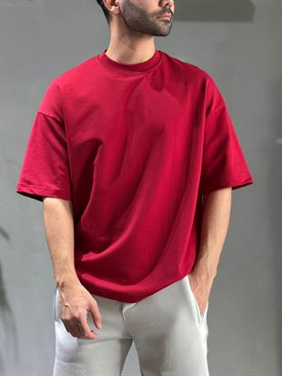 Oversize Düz T-shirt
