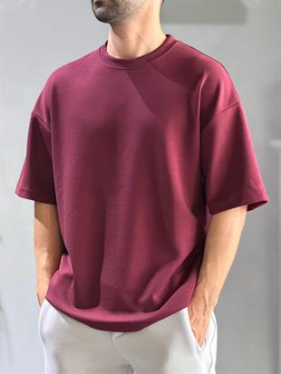 Oversize Düz T-shirt
