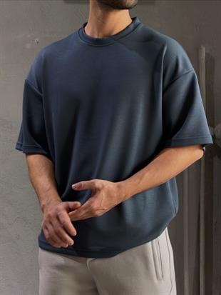 Oversize Düz T-shirt