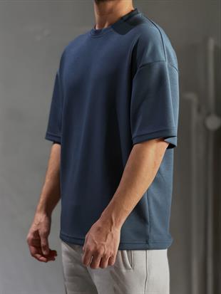 Oversize Düz T-shirt