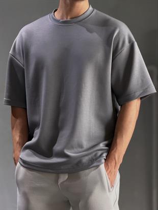 Oversize Düz T-shirt