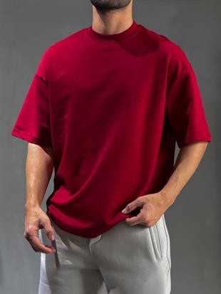 Oversize Düz T-shirt