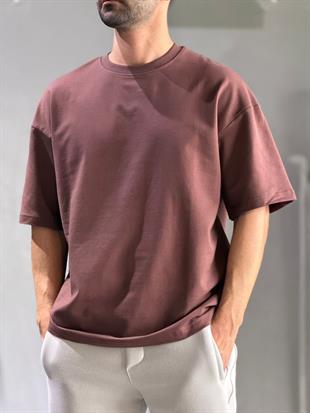 Oversize Düz T-shirt