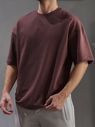 Oversize Düz T-shirt