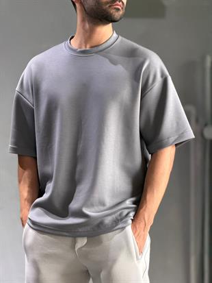 Oversize Düz T-shirt