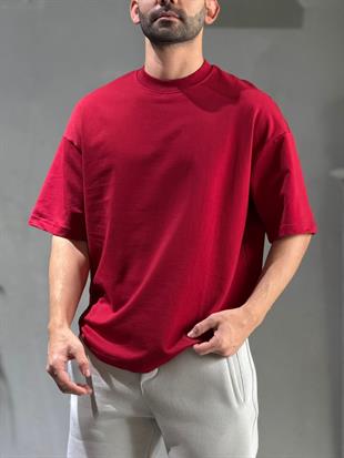 Oversize Düz T-shirt