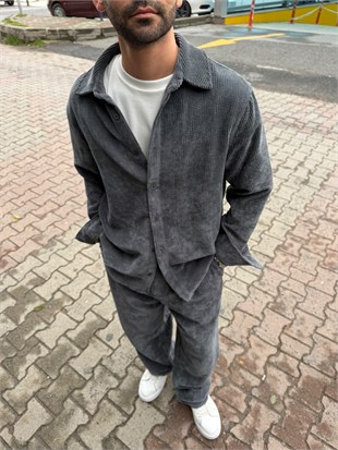 Oversize Kadife Kumaş Alt-Üst